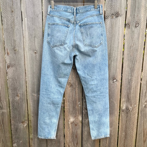 Agolde | Jamie High Rise Tapered Jeans In Shakedown (Light Blue) Size 26 - Picture 10 of 15